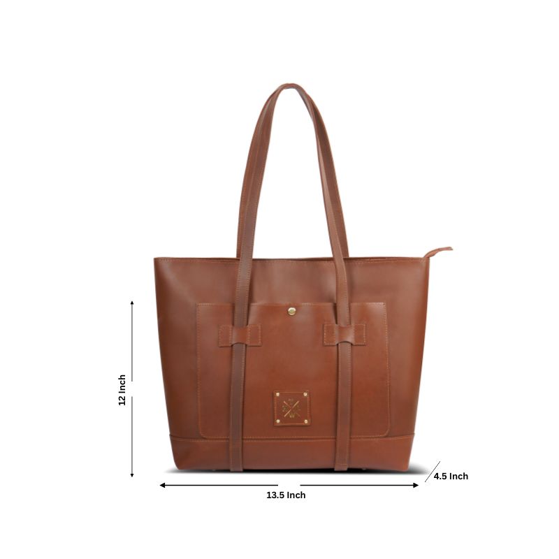 The Executive Manor Handcrafted Leather Tote