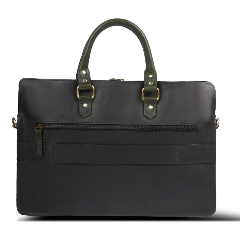 The Midnight Heritage Executive Leather Briefcase