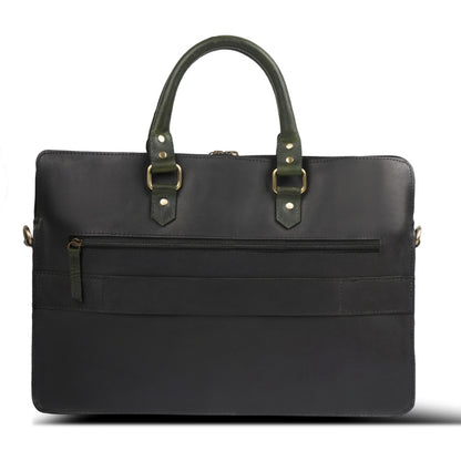 The Midnight Heritage Executive Leather Briefcase