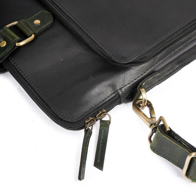 The Midnight Heritage Executive Leather Briefcase