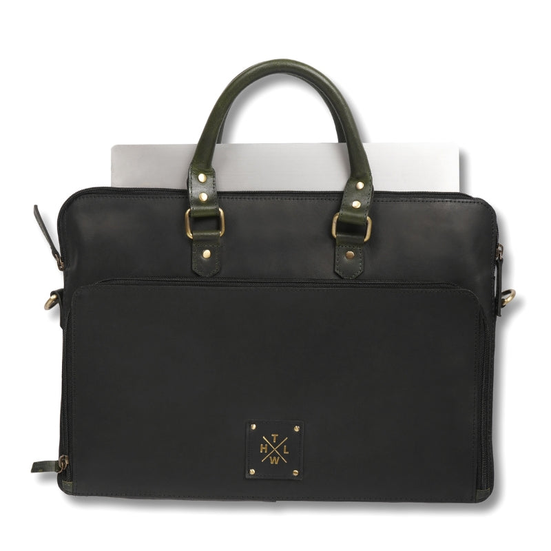 The Midnight Heritage Executive Leather Briefcase