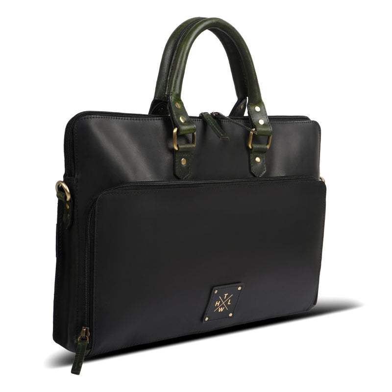 The Midnight Heritage Executive Leather Briefcase