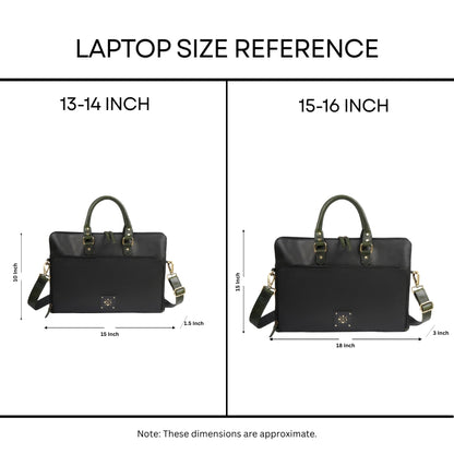 The Midnight Heritage Executive Leather Briefcase