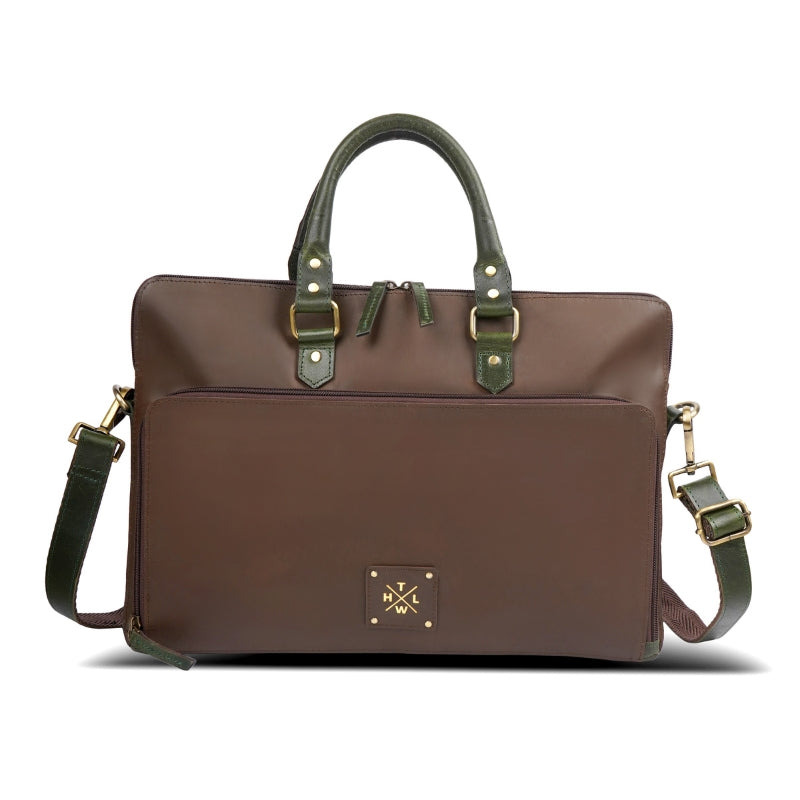 The Midnight Heritage Executive Leather Briefcase
