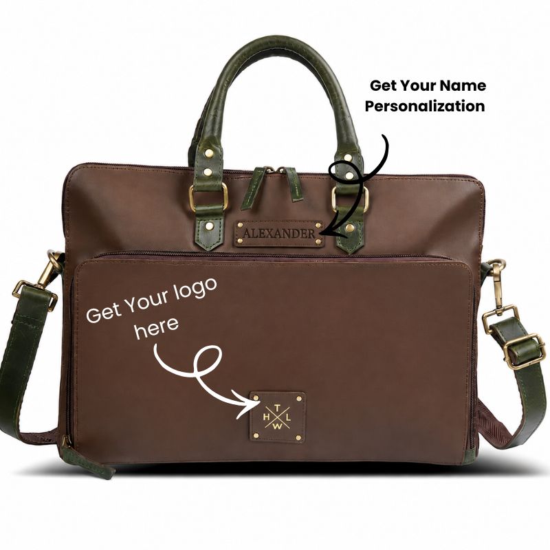 The Monarch Leather Office Bag