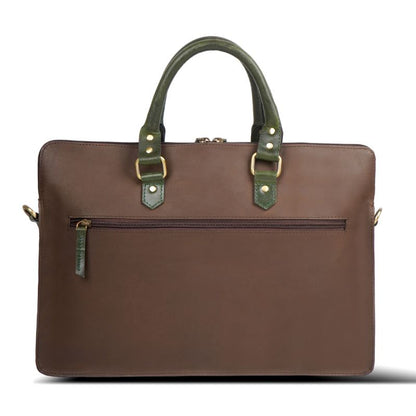 The Monarch Leather Office Bag