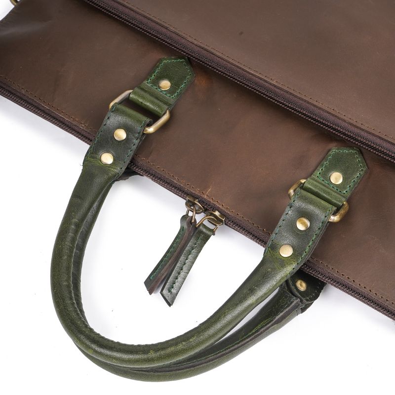 The Monarch Leather Office Bag