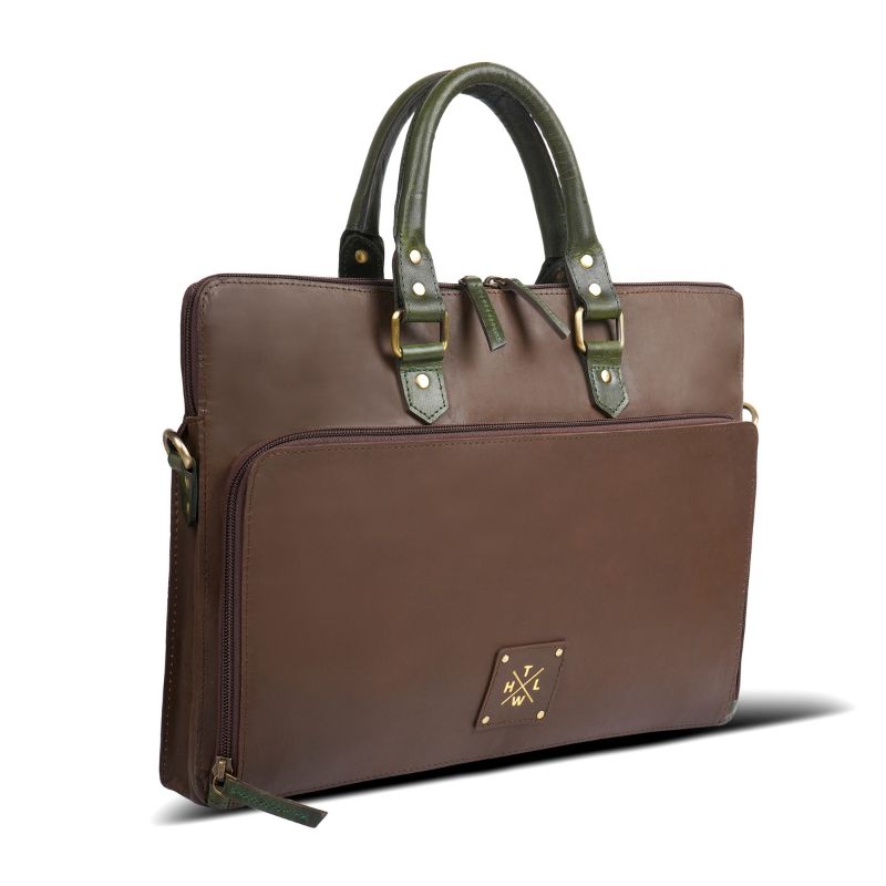 The Monarch Leather Office Bag