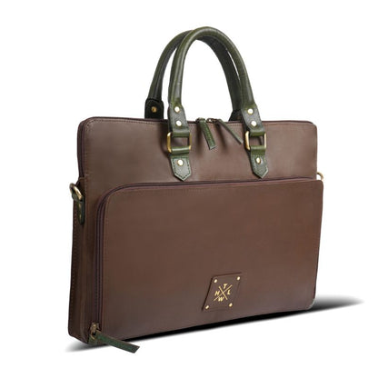 The Monarch Leather Office Bag