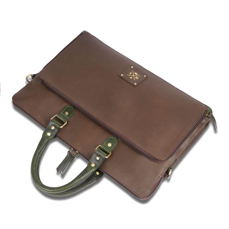 The Monarch Leather Office Bag