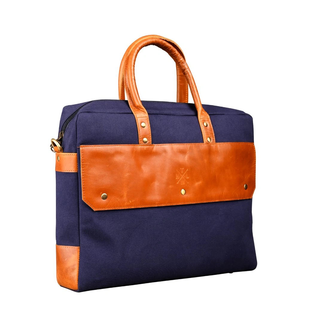 Waxed Canvas Work Bag – Canvas Laptop Bag