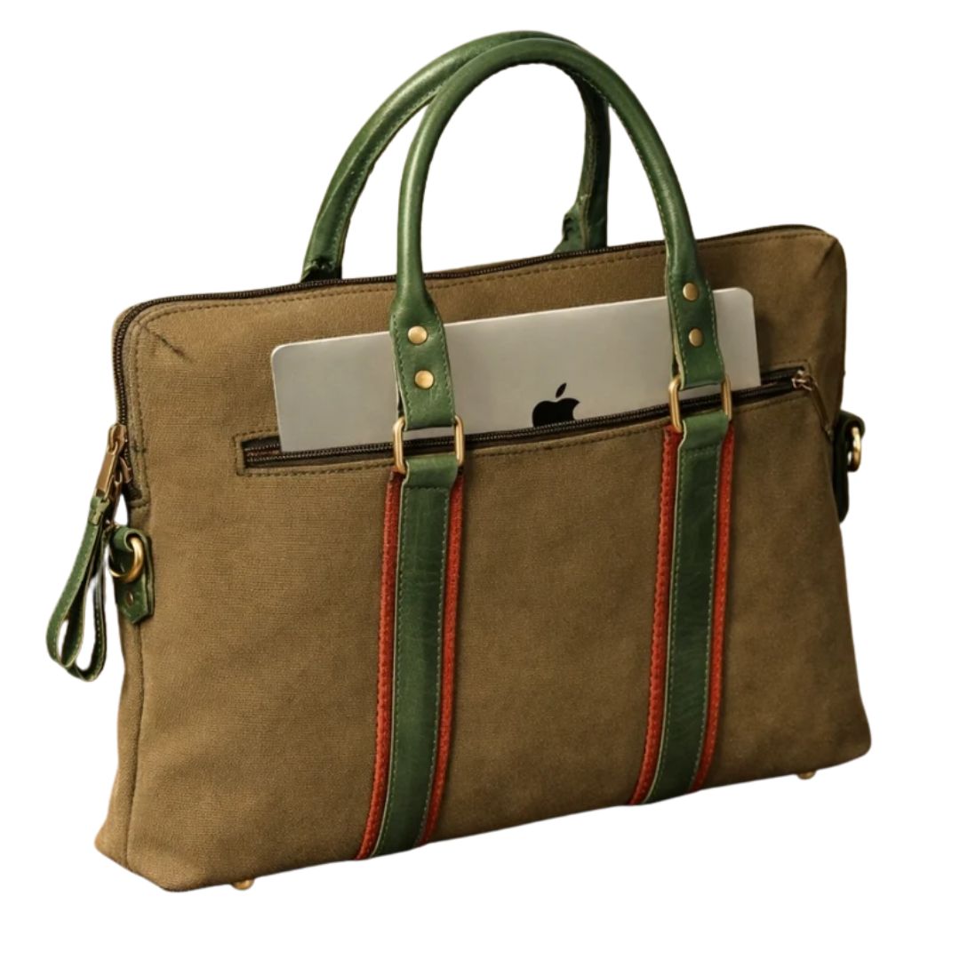 Canvas Professional Laptop Bag for Women