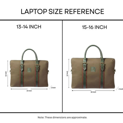 Canvas Professional Laptop Bag for Women