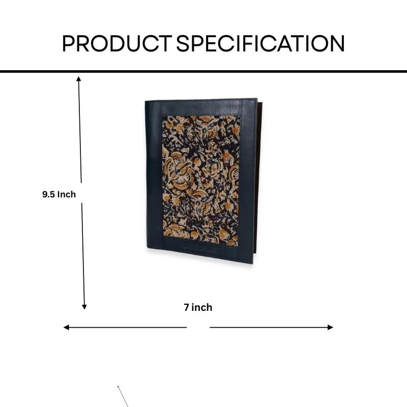 Restaurant Menu Covers Leather - Kalamkari Custom Menu Cover