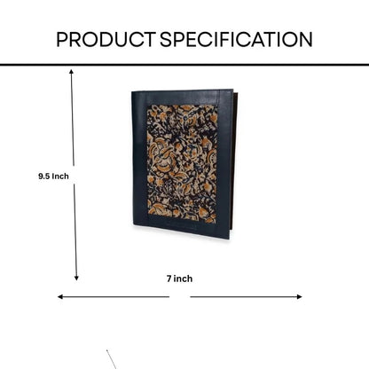 Restaurant Menu Covers Leather - Kalamkari Custom Menu Cover