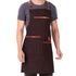 Brown apron