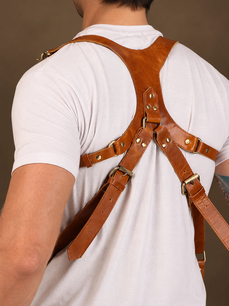 Custom Leather Camera Harness