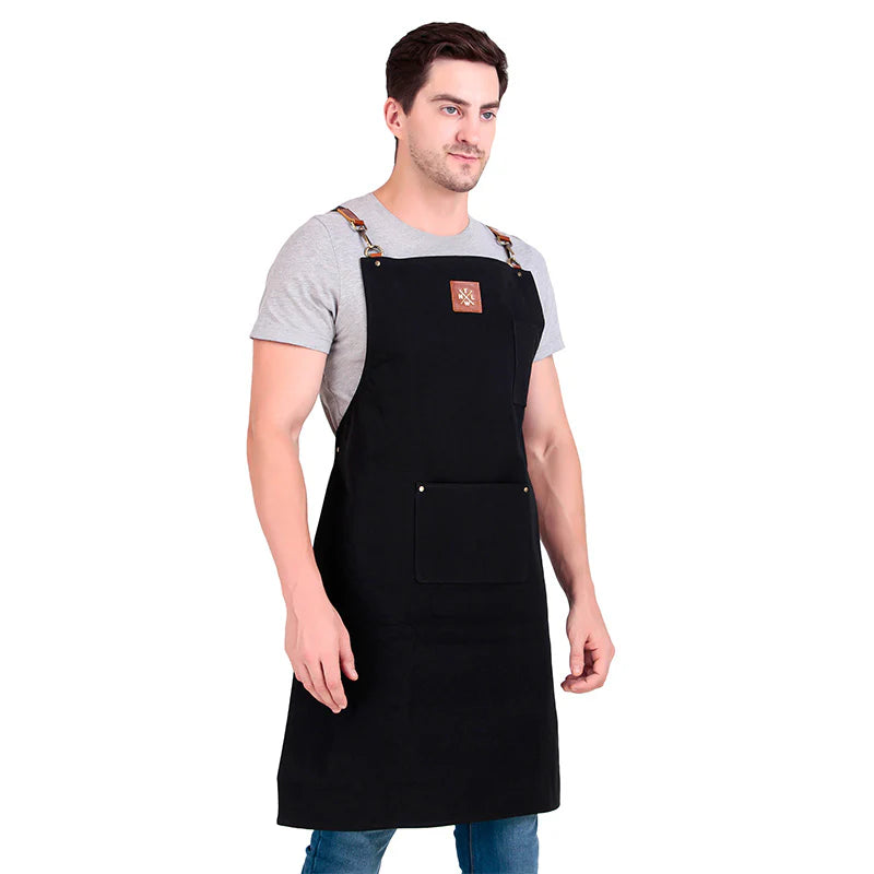 Black Canvas Apron