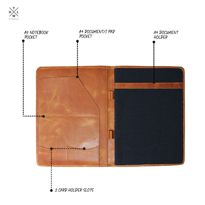 explanation leather warehouse non zipper file folder 