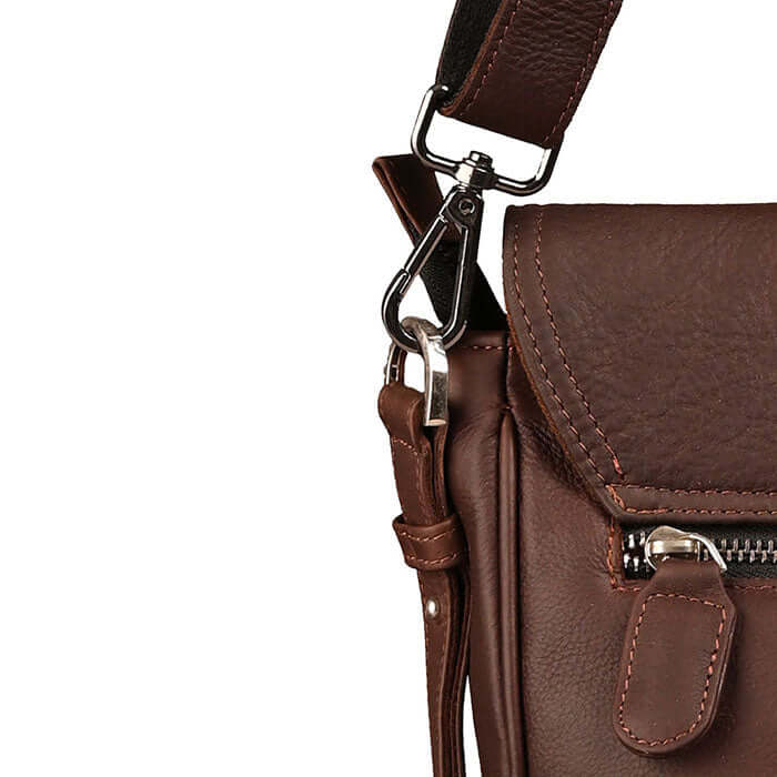 leather sling bag close image