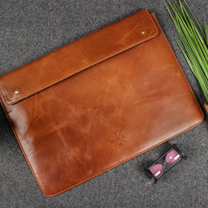 Snap Leather Sleeve 002