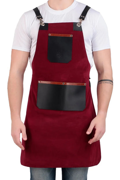 Classic Black &amp; Brown Chef Apron