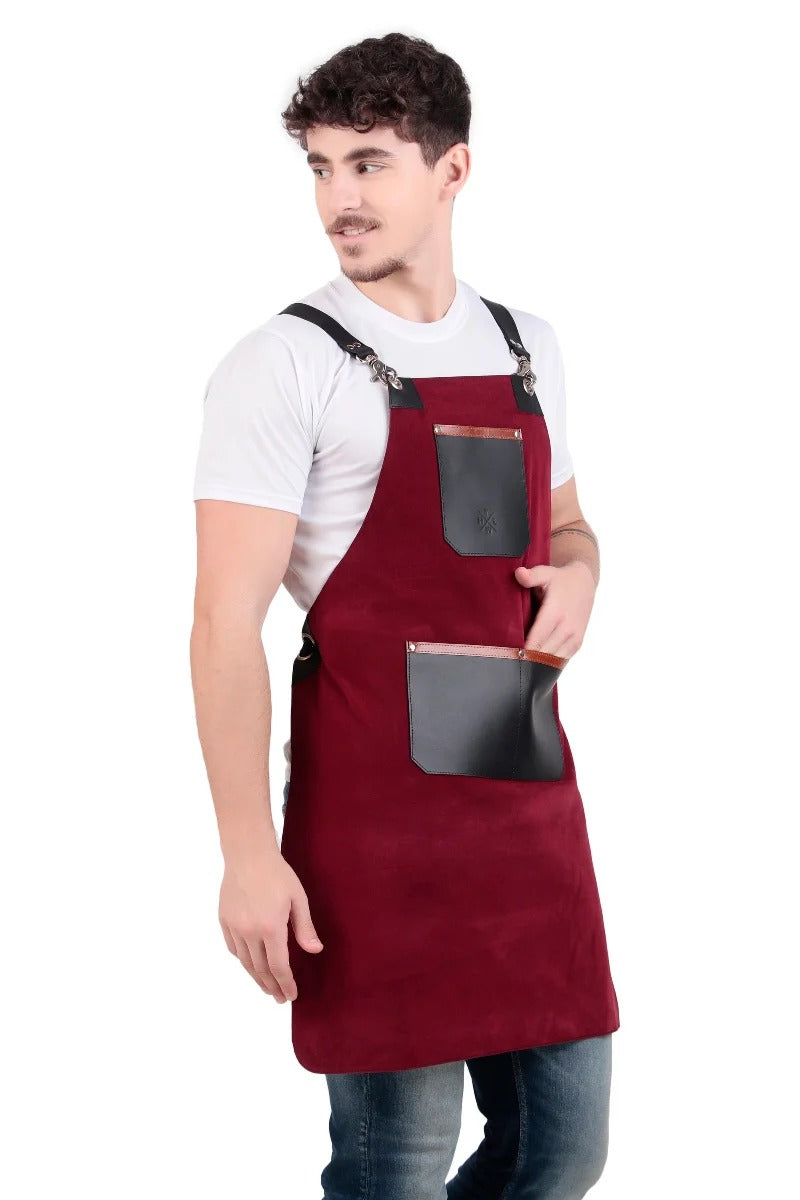 Classic Black &amp; Brown Chef Apron