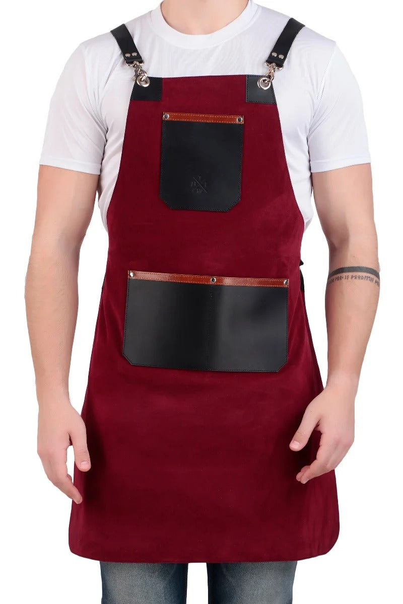 Classic Black &amp; Brown Chef Apron