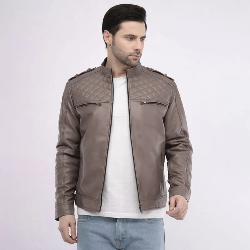 Premium Brown Leather Jackets For Men