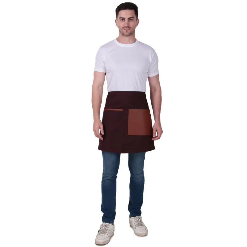 Dark Brown Waist Apron