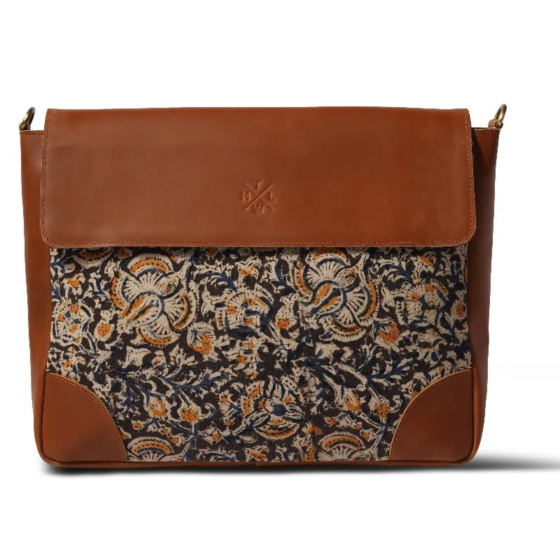 Customizable Leather Work Laptop Bag