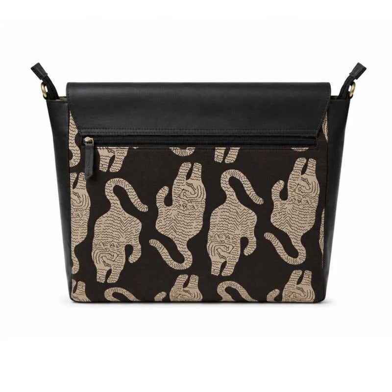 Midnight Loom Leather Sling Bag – Printed Laptop Sling Bag