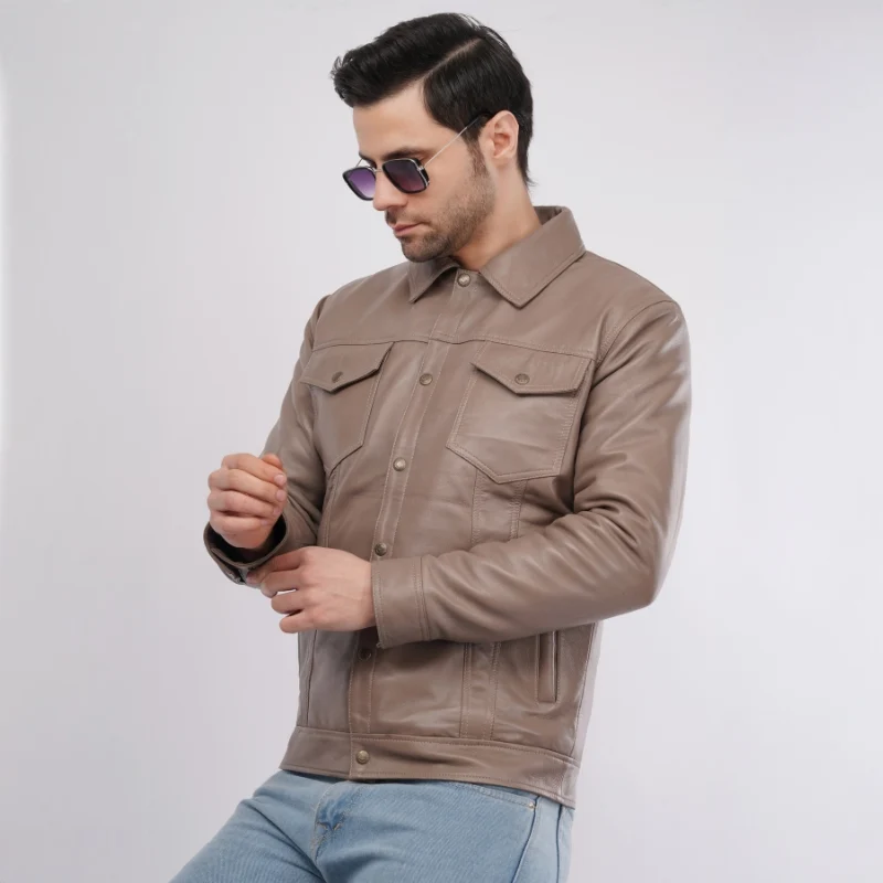 Men’s Classic Quilted Leather Jacket