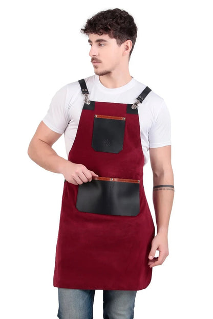 Classic Black &amp; Brown Chef Apron