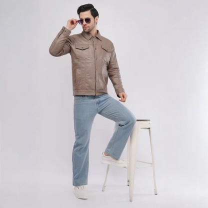 Premium Brown Leather Jackets For Men
