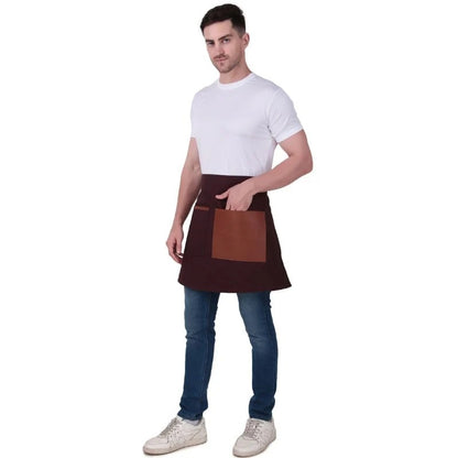 Dark Brown Waist Apron
