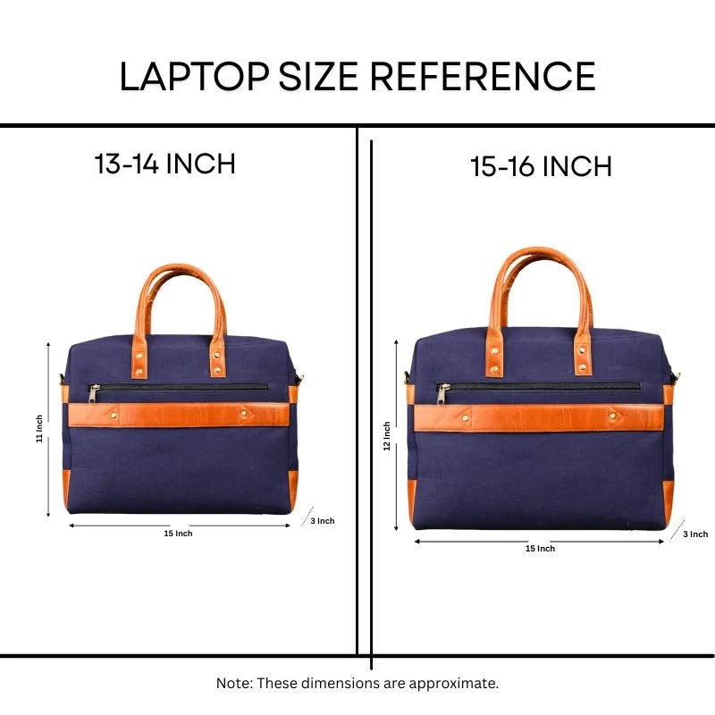 Waxed Canvas Work Bag – Canvas Laptop Bag