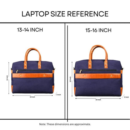 Waxed Canvas Work Bag – Canvas Laptop Bag