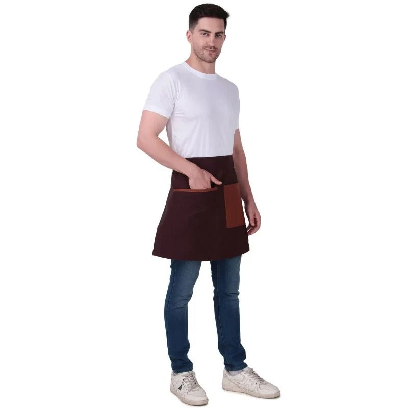 Dark Brown Waist Apron