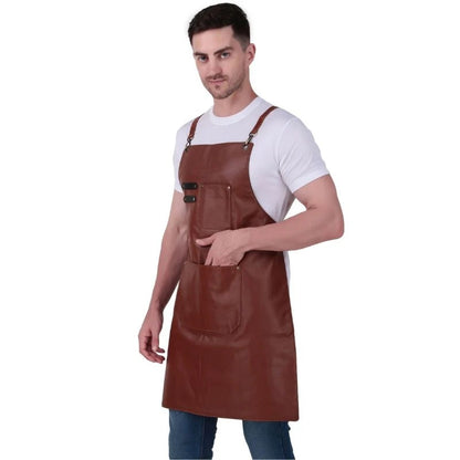 Brown Leather Apron