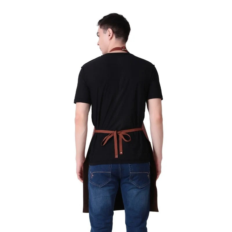 Premium Brown Leather Work Apron
