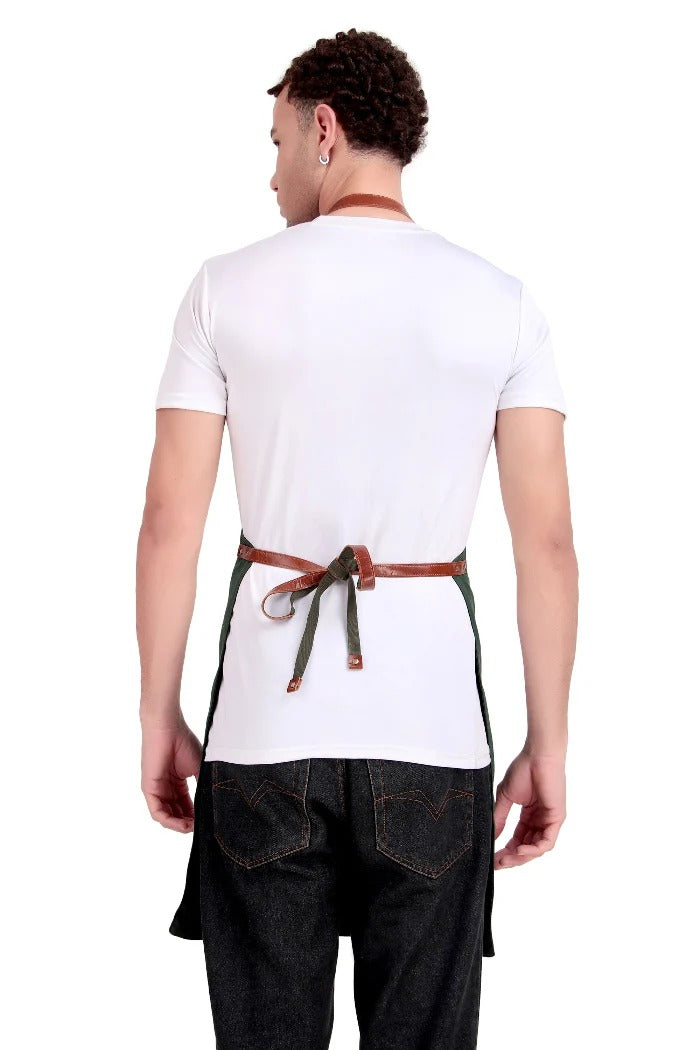 Green Canvas Chef &amp; Work Apron