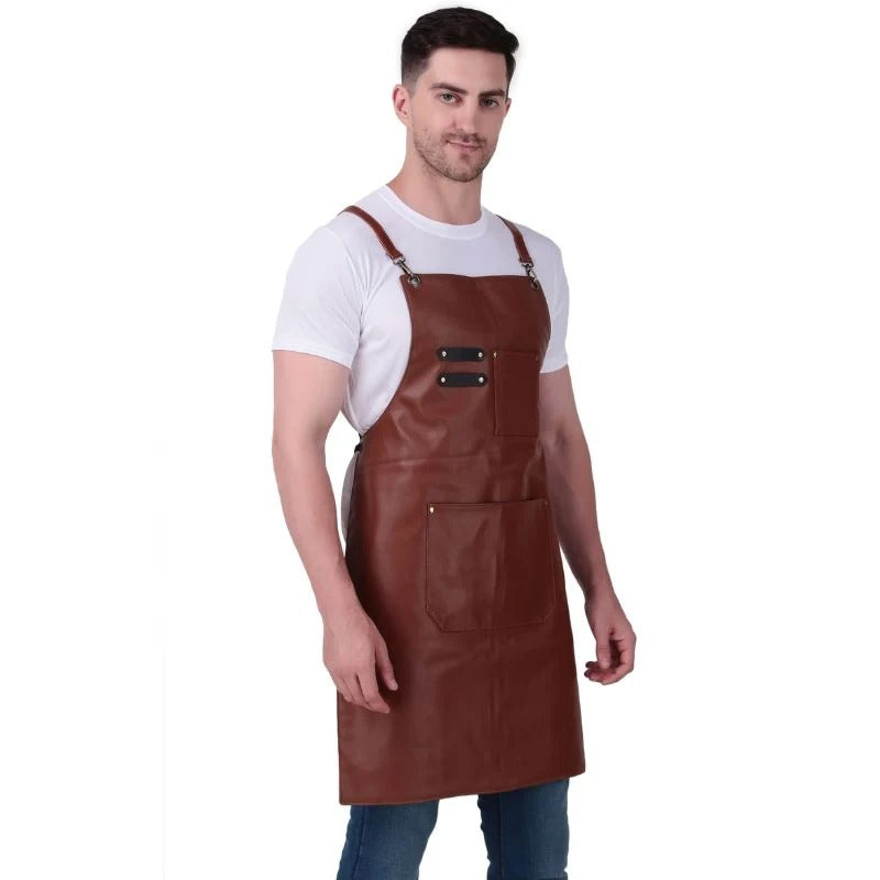 Brown Leather Apron