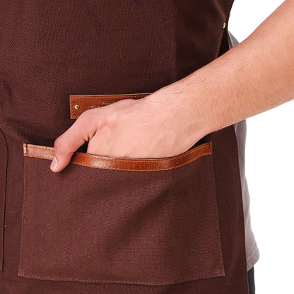 Classic Brown Chef Apron