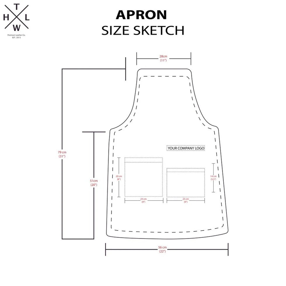Classic Brown Chef Apron