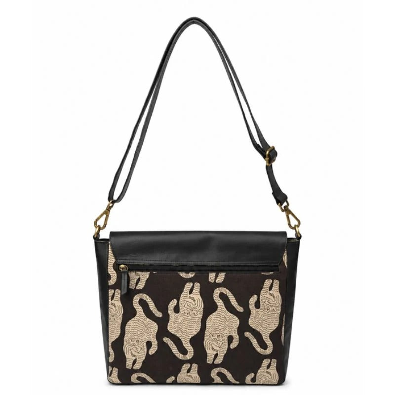 Midnight Loom Leather Sling Bag – Printed Laptop Sling Bag