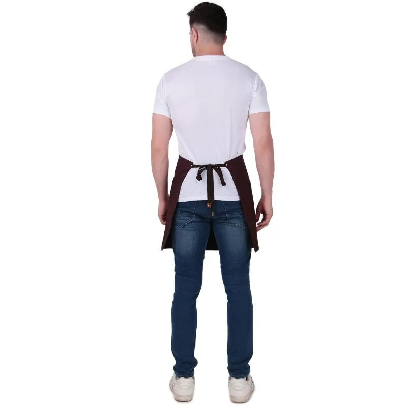 Dark Brown Waist Apron