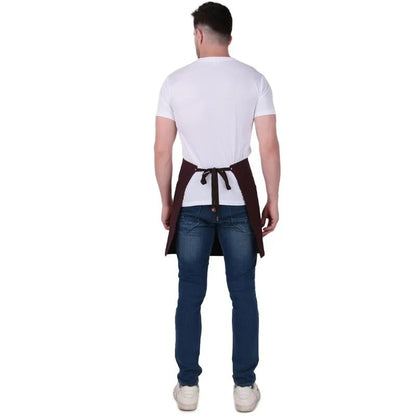 Dark Brown Waist Apron