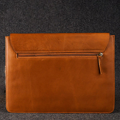 Snap Leather Sleeve