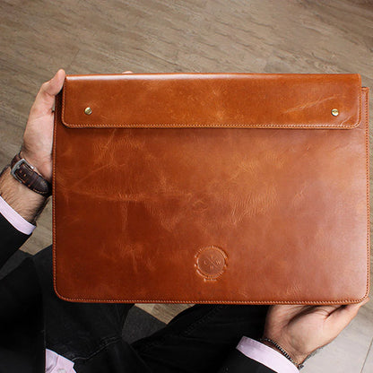 Snap Leather Sleeve 002